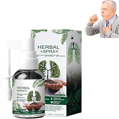 RespiNature - Niebla de limpieza pulmonar a base de hierbas, neblina de limpieza pulmonar a base de hierbas, potente apoyo pulmonar, spray herbario disponible en Yaxa Peru