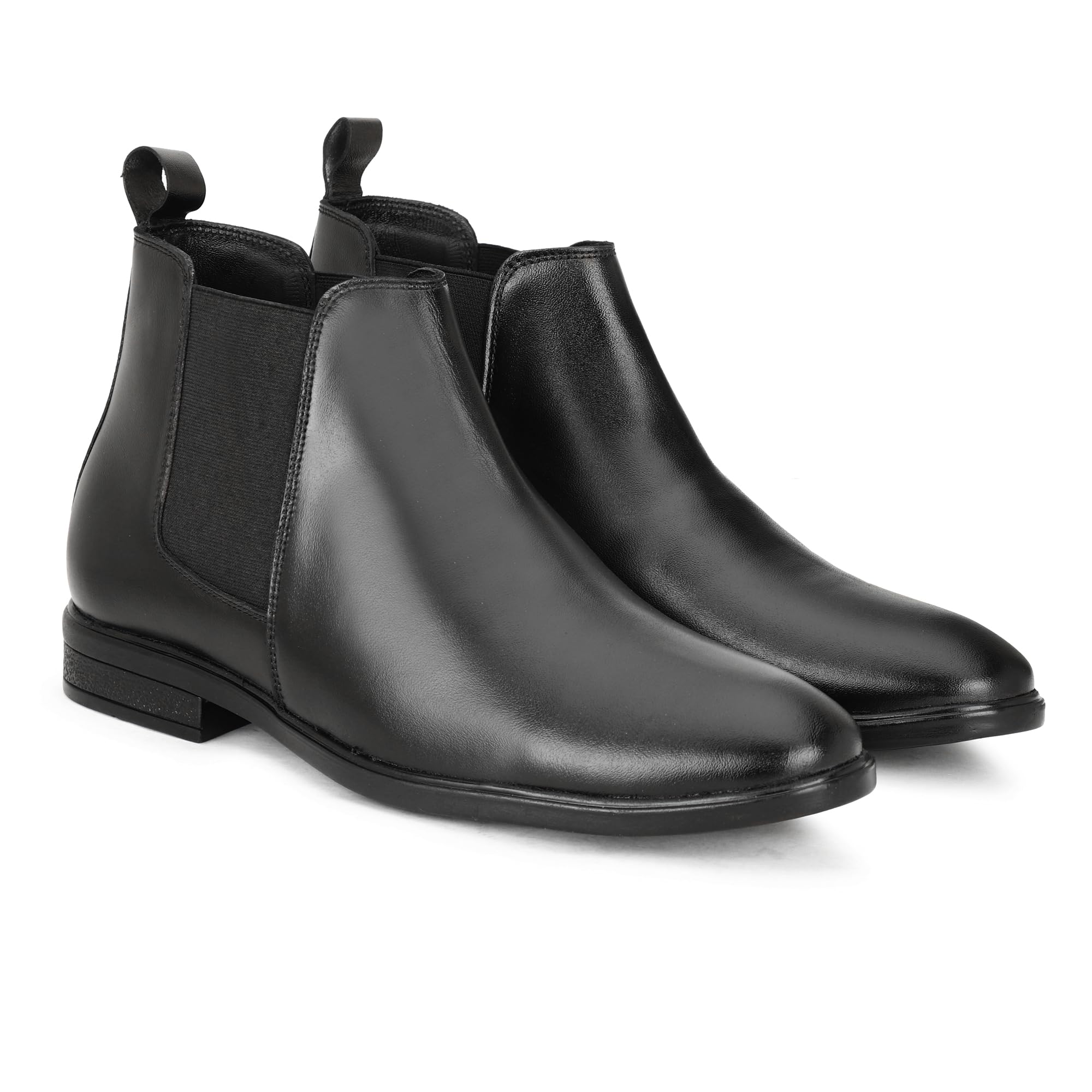 lohar Men's Pure Genuine Leather|Classic Office|Breathable Pure Leather Slip on Chelsea Boot-picture-52