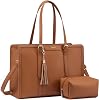 lovevook laptop handbag brown tote