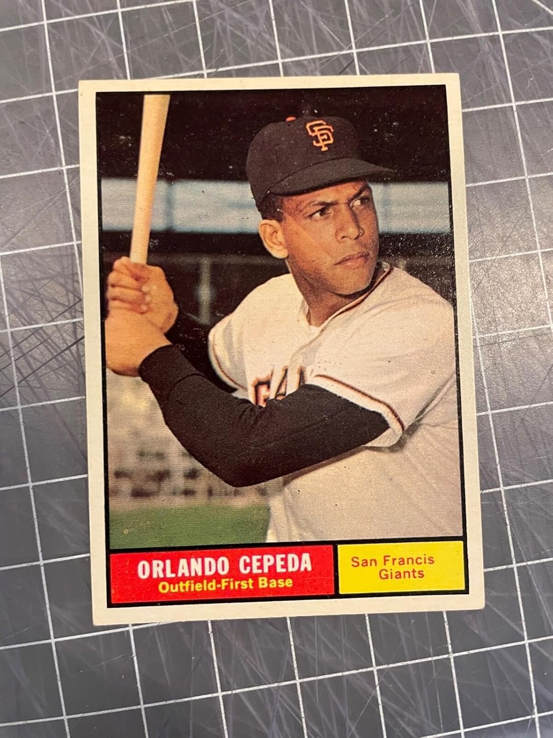 1961 Topps #435 Orlando Cepeda San Francisco Giants Baseball Card Nm - Slabbed Baseball Cards