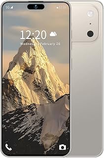 Huness 17 PM Smartphone Unlocked Cell Phone,6.99" HD Screen Unlocked Phone,16+512GB Android 15 Battery 7000mAh,Face ID/Dual SIM/5G/Fingerprint Button Unlock/Photos/GPS (Grey, 16+512GB)
