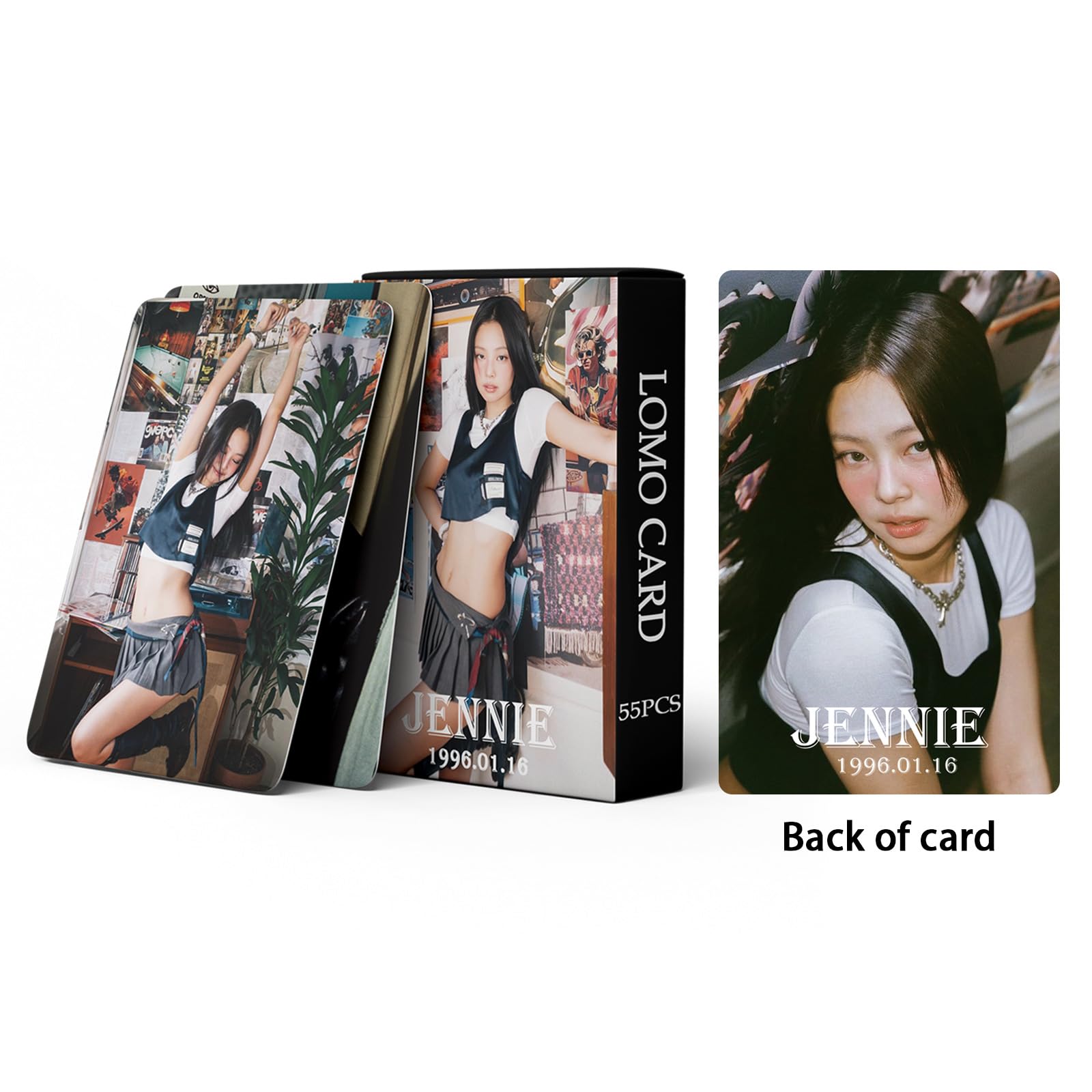 Generic 55Pcs Photo card set For Black-pink Jennie- 2024 New Solo