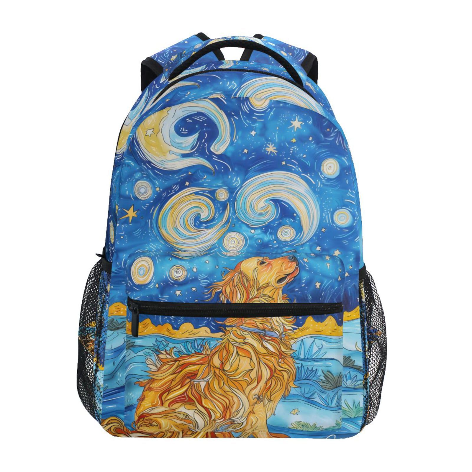 ALAZA Horse Backpack for Girls Elementary Boys School Bookbags Shoulder Bag Travel Laptop Daypack