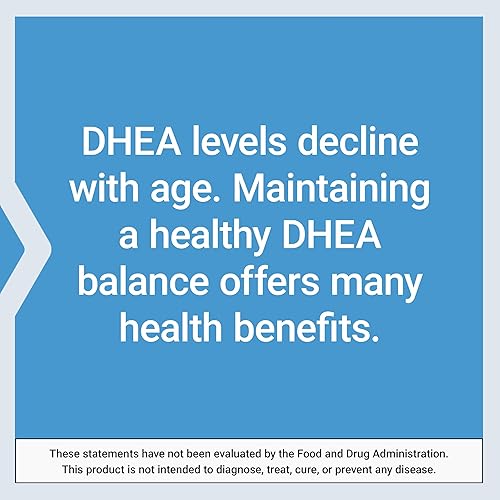 Miniatura 6 de Life Extension DHEA 15 mg - Para equilibrio hormonal, apoyo inmunológico, masa muscular magra, antienvejecimiento, salud ósea y sexual, apoya la