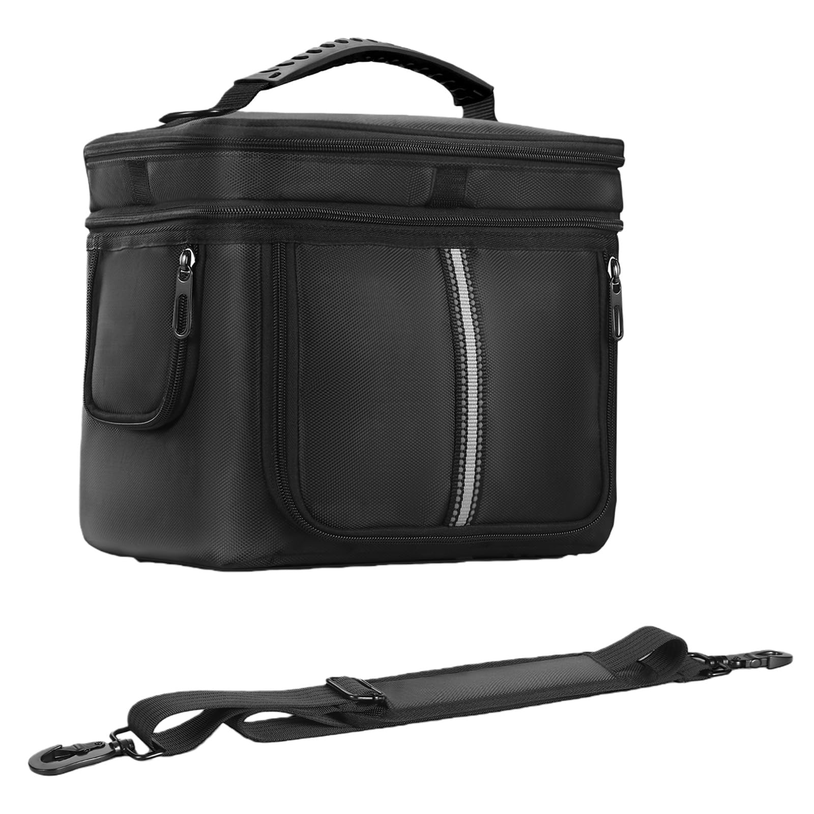 Storage Carrying Case for BLUETTI Elite 30 V2 Outdoors Traveling Use Portable Carrying Bag with Multi-Pockets Waterproof with Handles and Detachable Straps