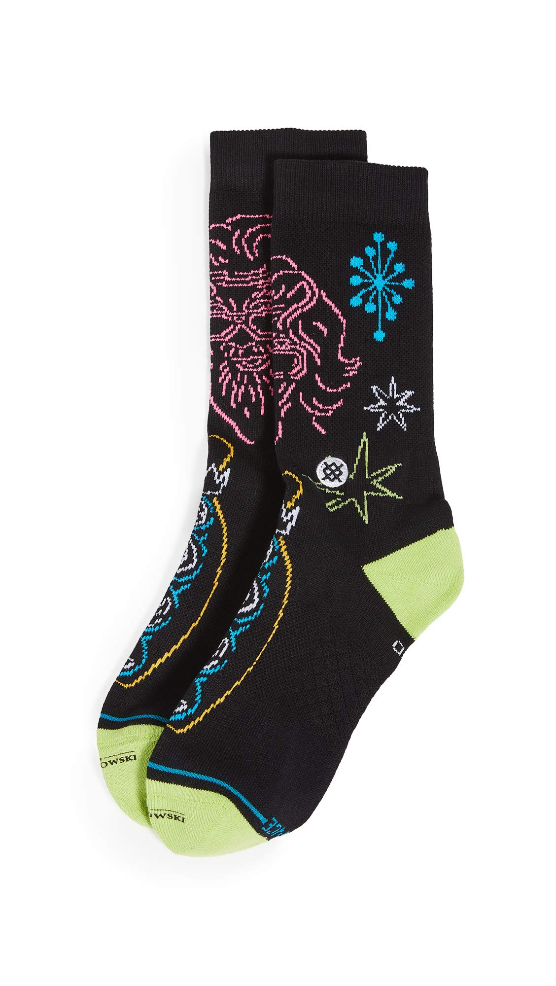 StanceMens and Womens The Big Lebowski Mark It Zero Combed Cotton Socks Pack of 1