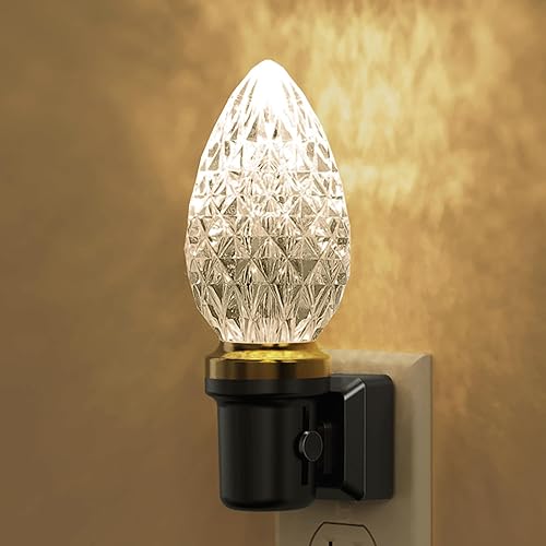 Miniatura 15 de L LOHAS LED Luz nocturna, luces nocturnas regulables enchufables a la pared, luces nocturnas automáticas enchufables con sensor de luz automático,
