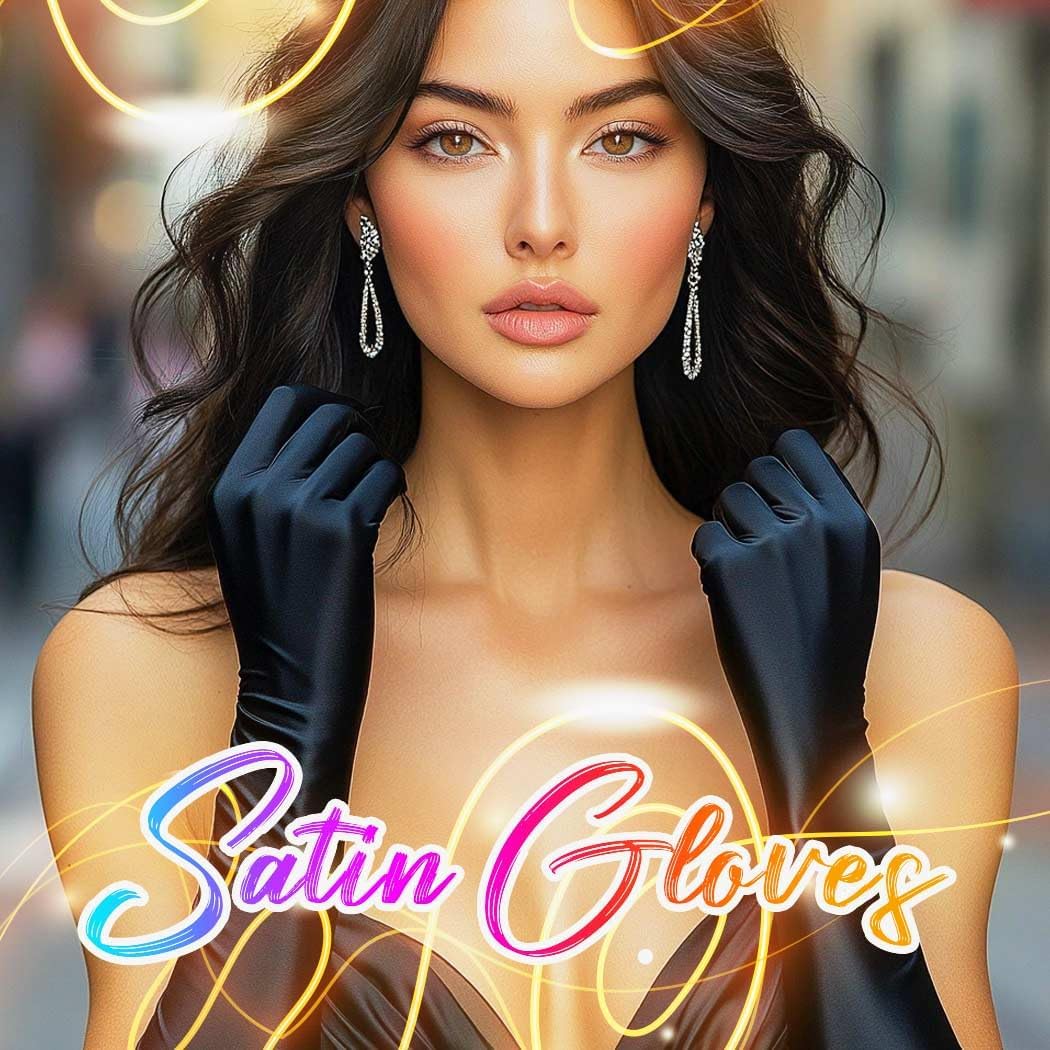 CASDRE Long Fingerless Satin Gloves Sequin Tassel 1920s Opera Gloves Elbow Length Halloween Cosplay Glove for Women and Girls - Image 6