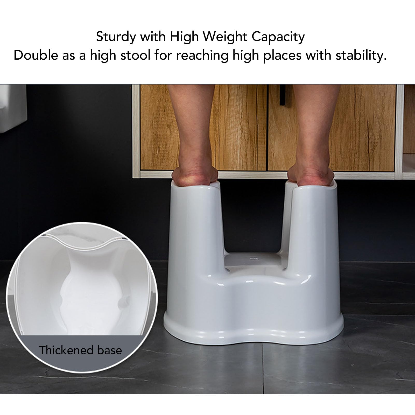 Silla de Ducha para Ducha Interior, Asiento de Ducha de Plástico Espesado Asiento de Ducha para Adultos, Asiento de Bañera de Banco de Ducha Antideslizante para Baño, Ancianos