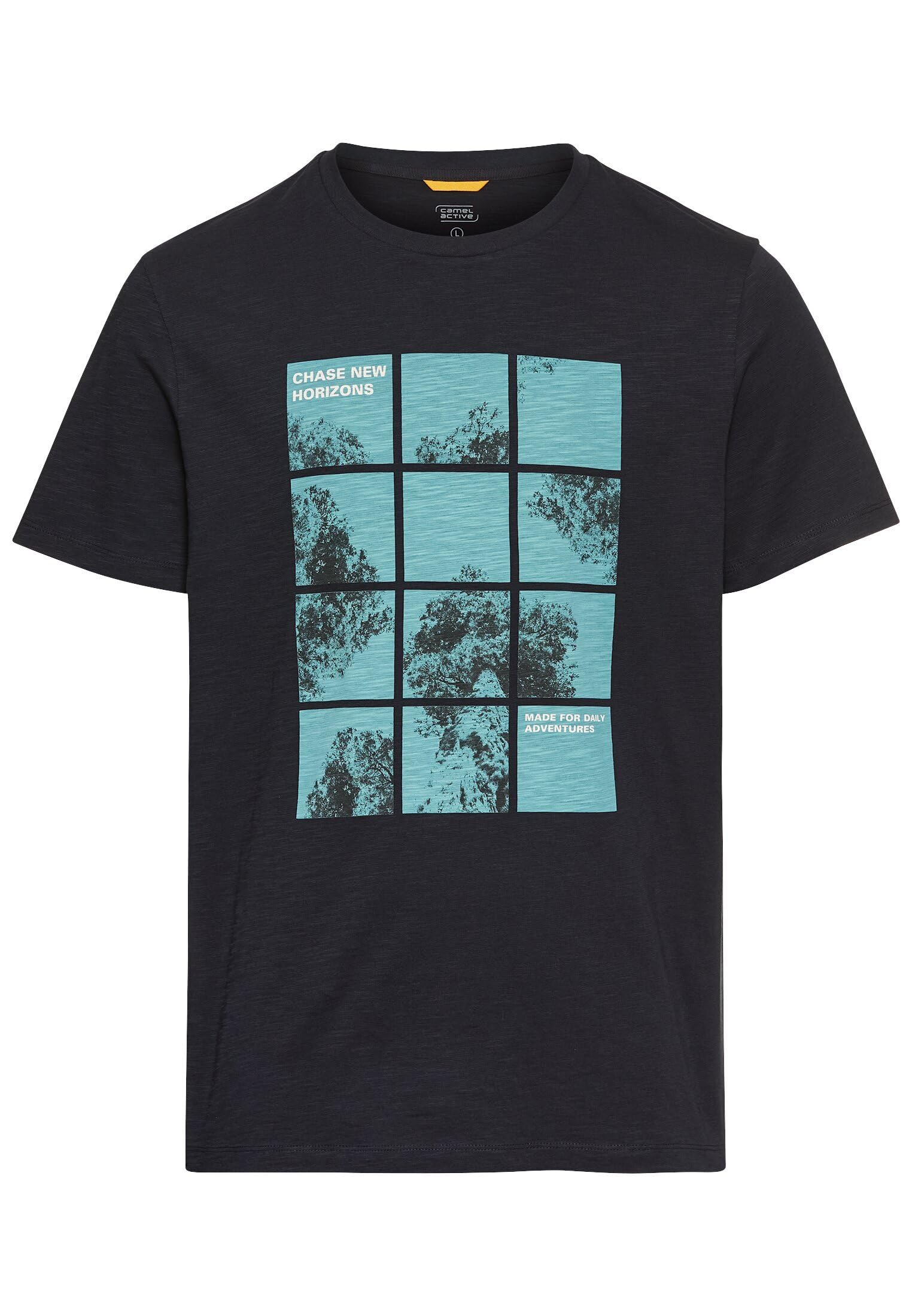 camel active Men's T-Shirt, darkblue, M