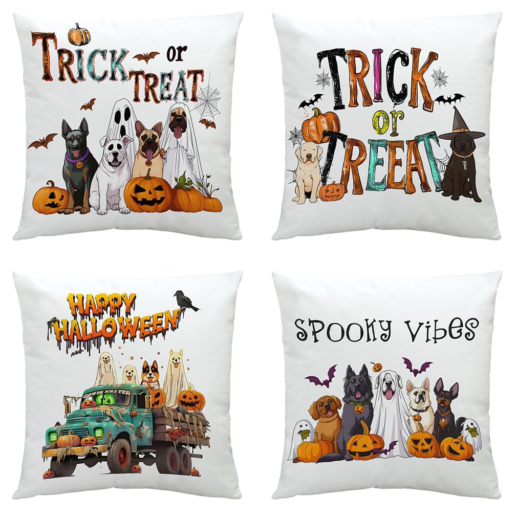Housse de coussin canapé Halloween 45x45 coussin extérieur maison salon