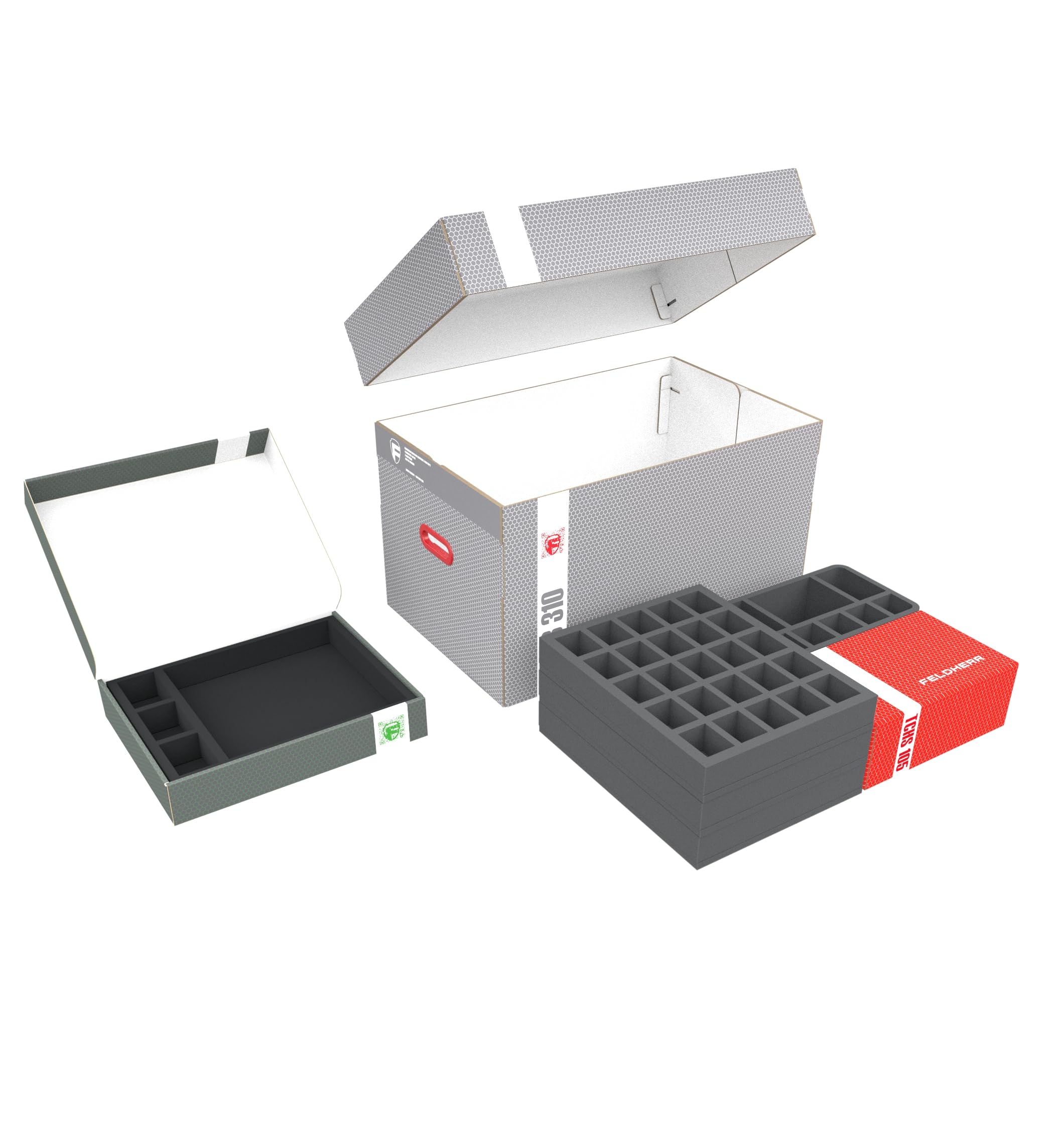 Feldherr Lagerboxen-Set kompatibel mit Marvel Zombies X-Men Resistance Grundspiel - 6 Erweiterungen + Kickstarter Exclusives