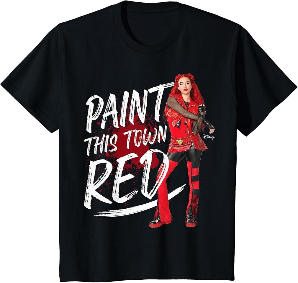 Kids Descendants 4 - The Rise of Red Paint This Town T-Shirt