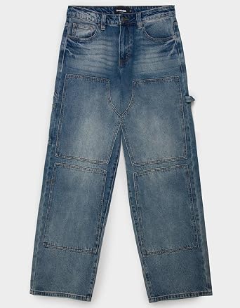Rsq Mens Extra Baggy Double Knee Carpenter Jeans
