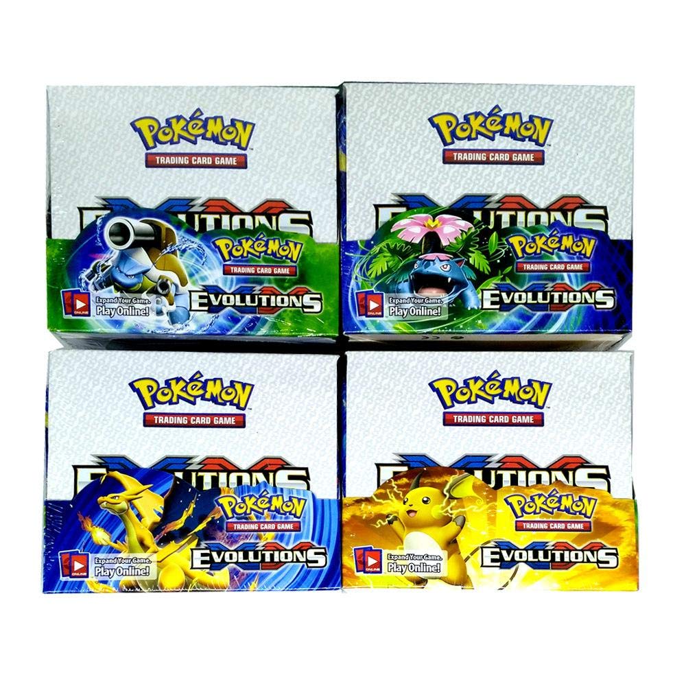 324pcs pokemon cards 324pcs Pokemon Evolutions Cards Trading Card EX English Pokemon Cards: Buy  Online at Best Price in UAE