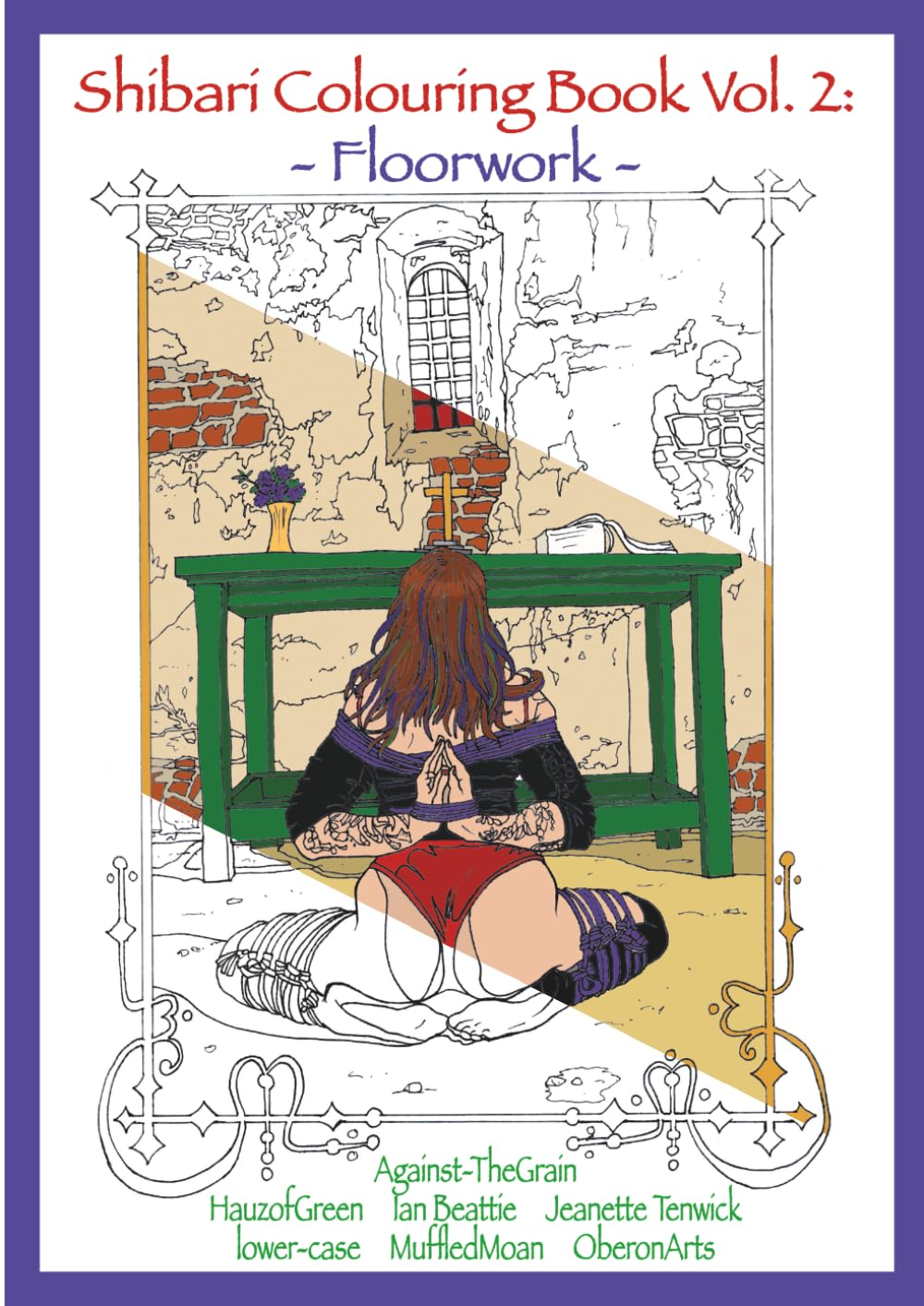 Shibari Colouring Book for Adults Volume 2: Floorwork