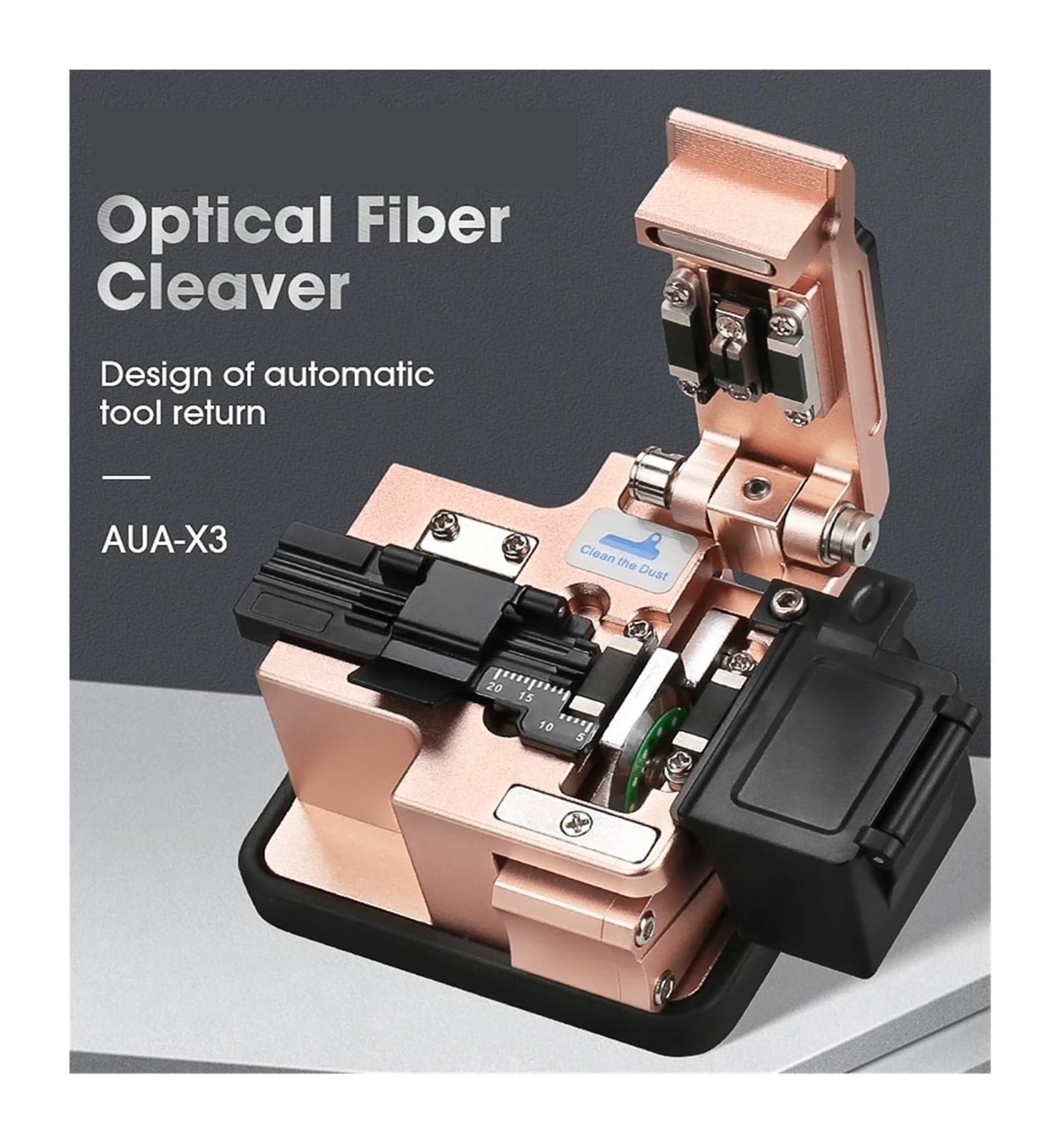 Cuchilla de fibra, Cuchilla de corte fibra AUA-X3 cable FTTT óptica Herramientas Cuchillas alta precisión superficie 24
