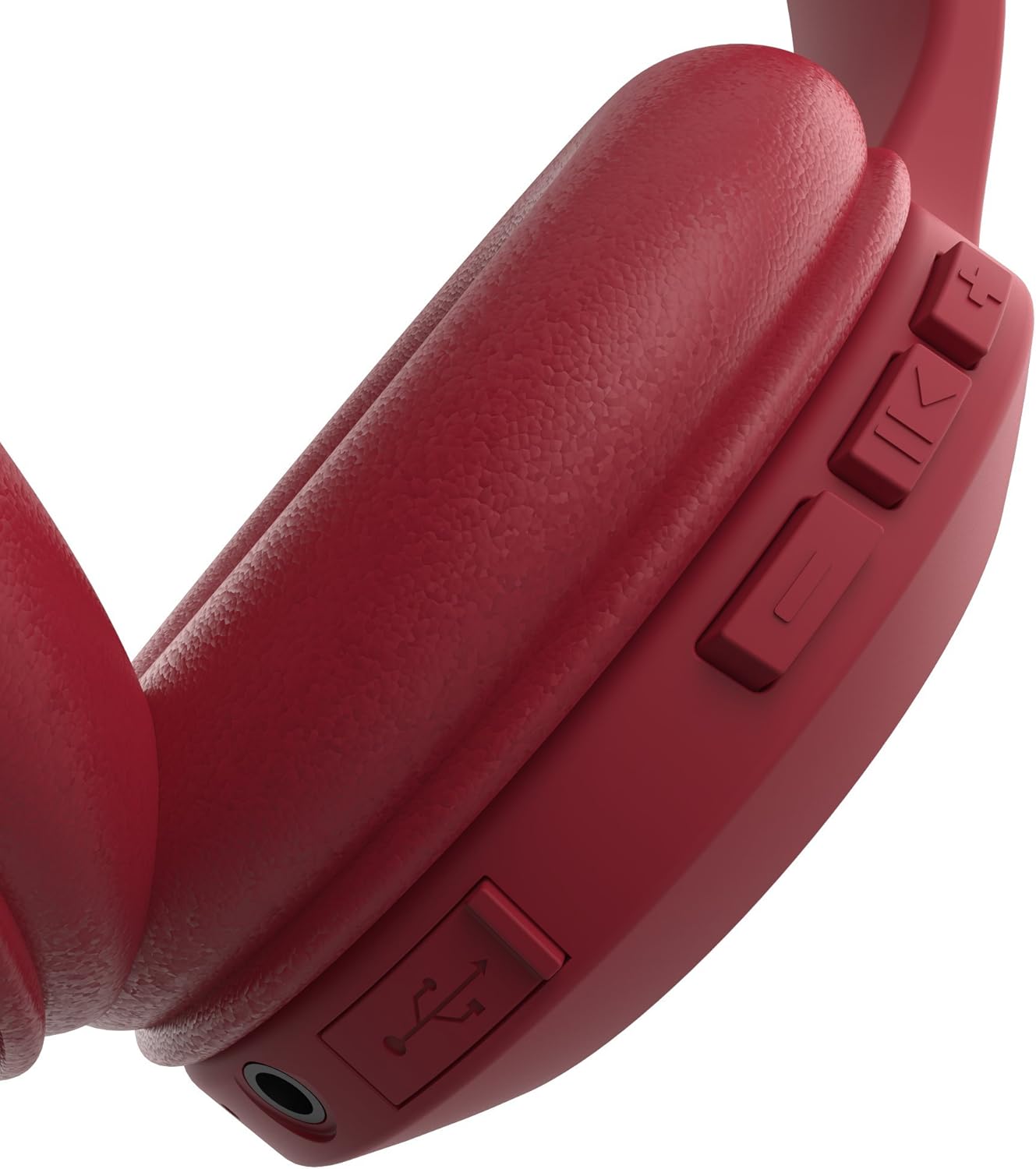 iFrogz Audio - Toxix Wireless Over-The-Ear Wireless Headphones - Red