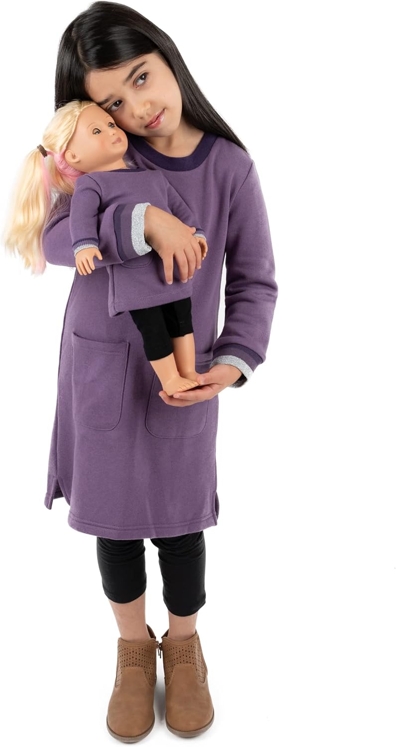 Leveret キッズ&amp;幼児用ドレスユニフォーム ガールズ スウェットシャツドレス 様々なスタイル（サイズ2～14歳） US