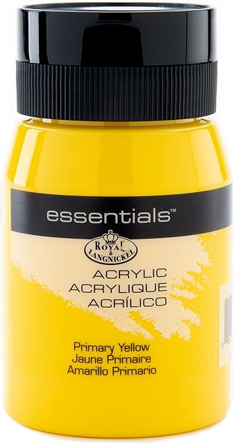 Royal & Langnickel RAA-5107 Essentials 500ml Acrylic Paint - Primary Yellow