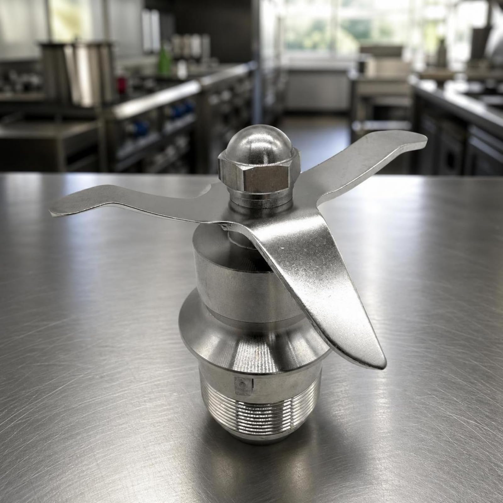 Élément Tranchant Mixeur avec Socle Fileté Compatible Rechange Professionnel Pièce pour Cuisines Professionnelles