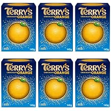 Terry's Chocolate Orange Original, 145g Each Pack of 6 | Milk Chocolate with Natural Orange Flavour