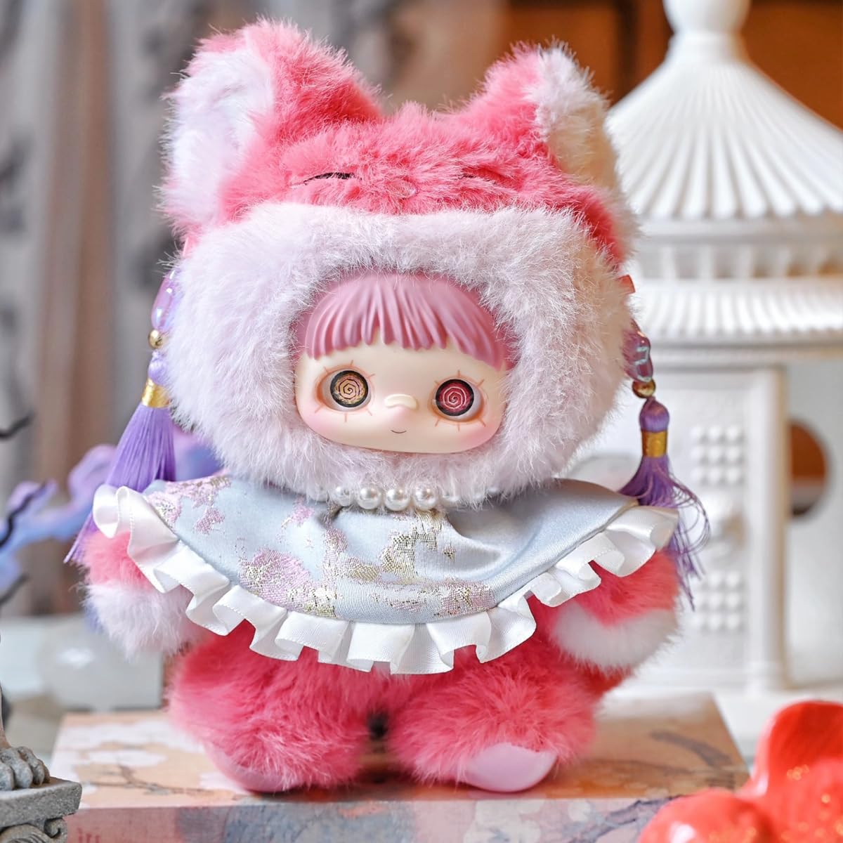 MayMei Poem of Spring Series Plush Blind Box 1PC (1 of 10 Possible Styles) Cute Figures Collectible Toys Birthday Gifts (1Pcs BlindBox)