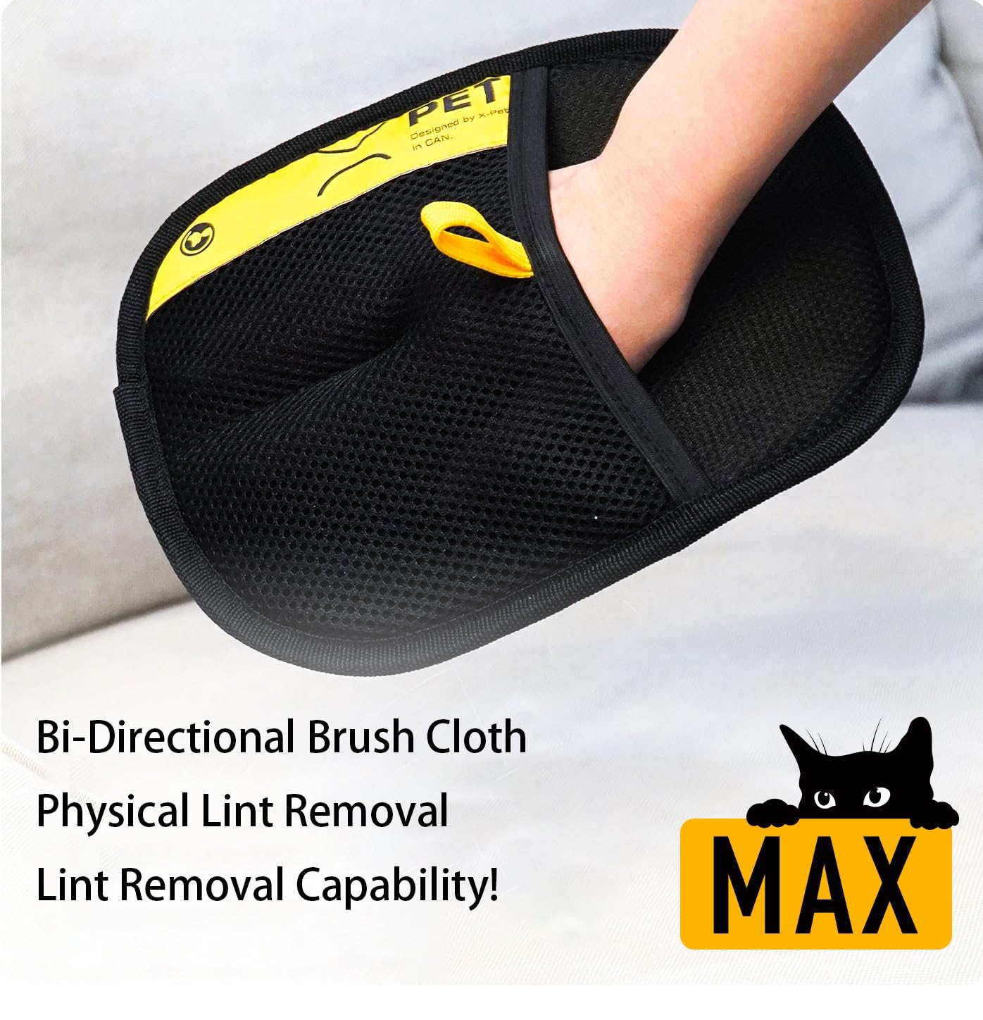 Guantes for Quitar el Pelo de Mascotas, Guantes for el Pelo de Gatos, Guantes for el Pelo de Perros, Guantes Reutilizables for el Cuidado del Cabello for alfombras, sofás, Ropa(3pcs)