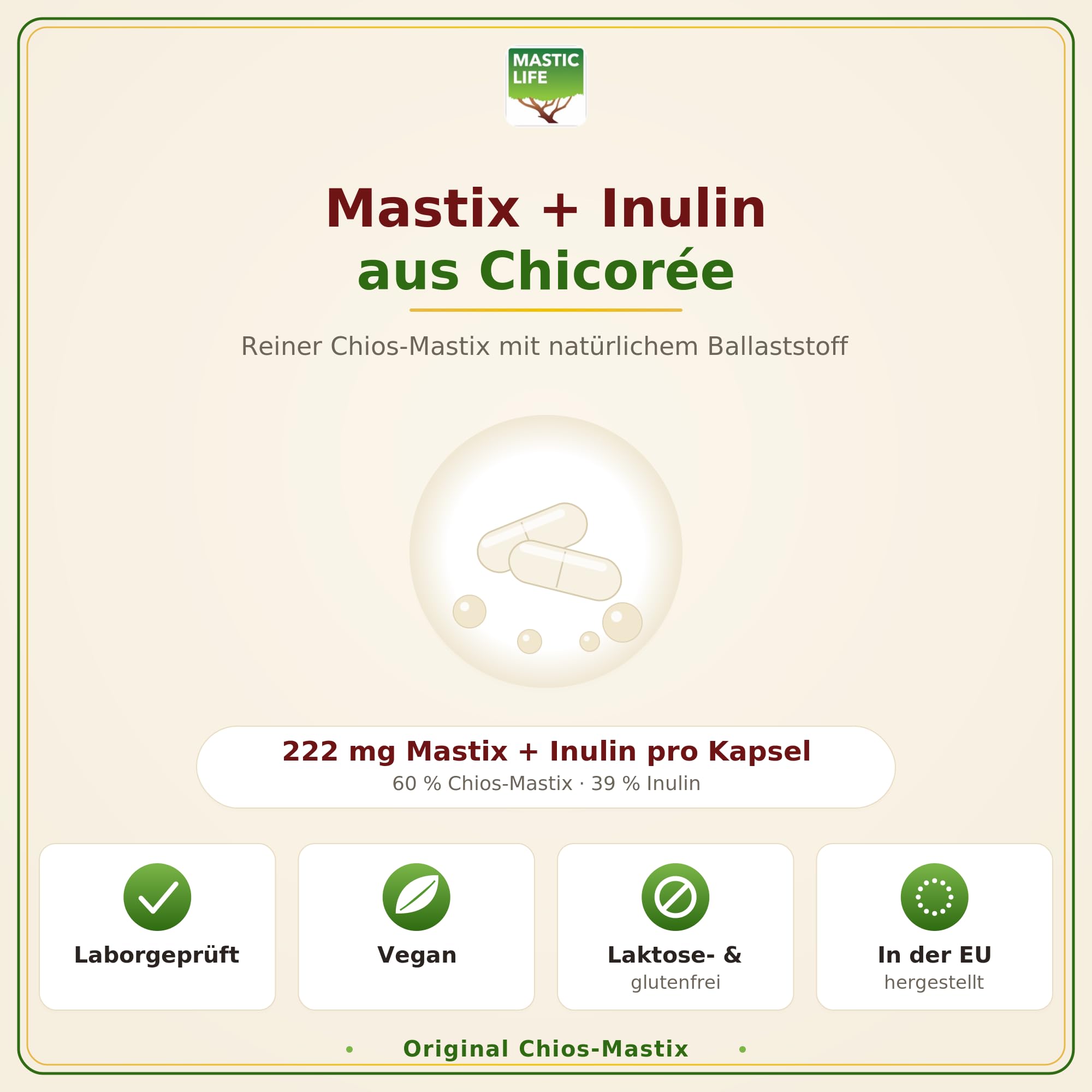 Mastix+ Prebiotic (160 Kapseln) Masticlife