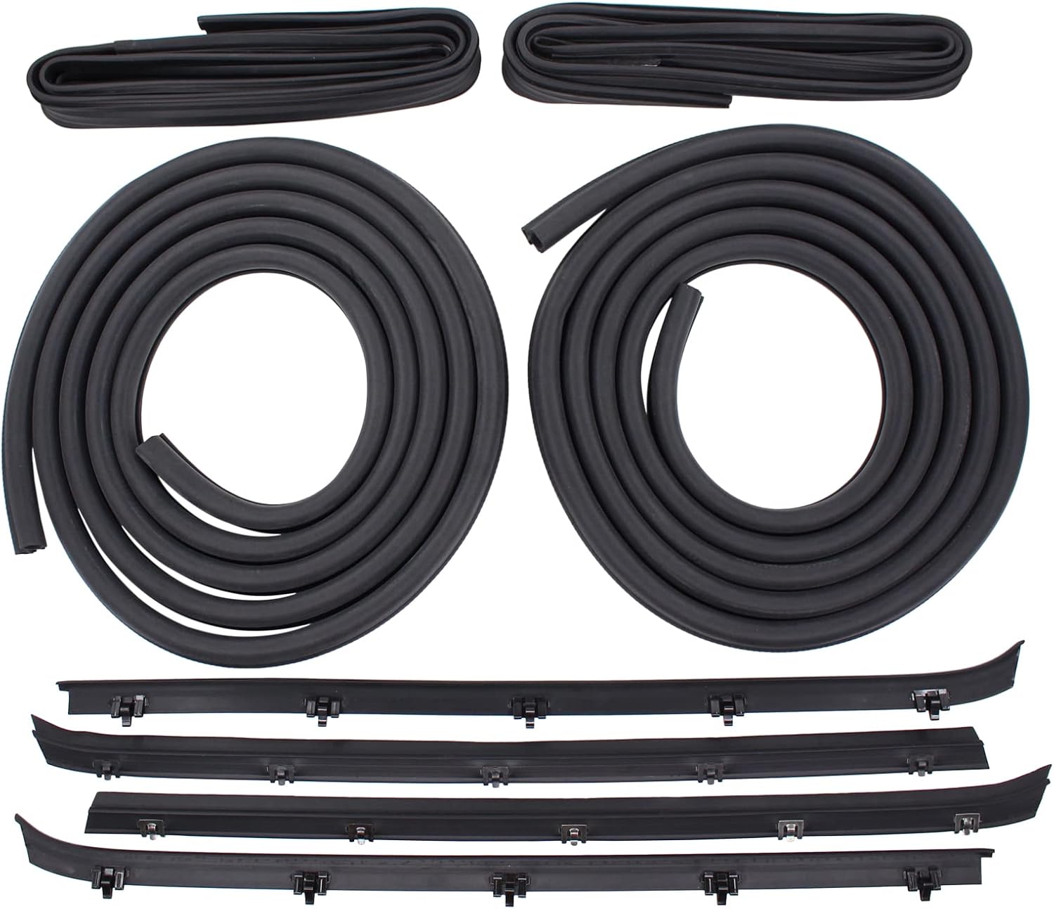 MOTOKU Front Driver and Passenger Side Door Window Glass