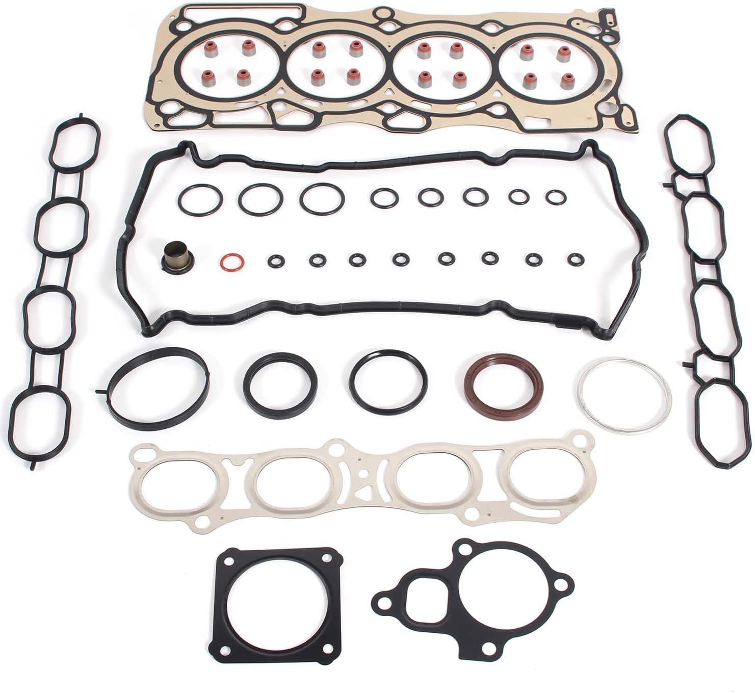 AUCERAMIC VS50831R Cylinder Head Gasket Set Fit for 2013-2018 Nissan Altima for 2014-2020 Nissan Rogue 2.5L Valve Cover Gasket HS55009 HS26659PT
