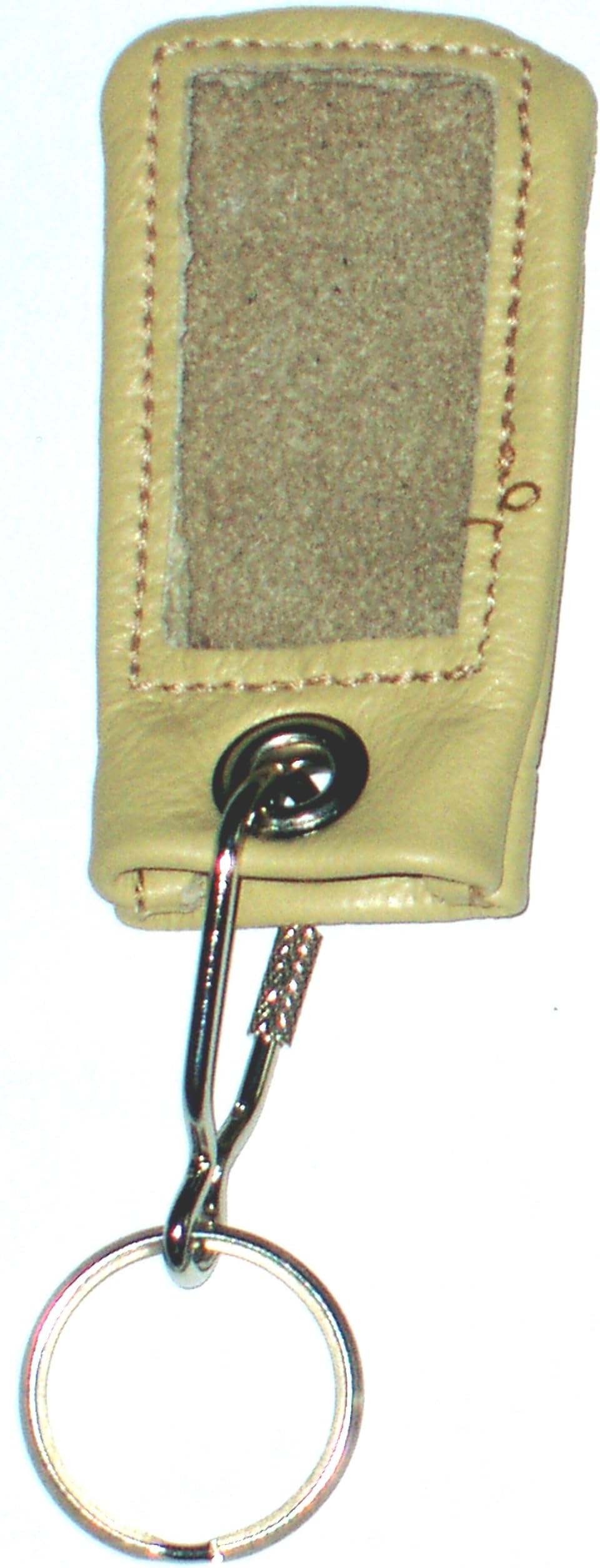 Supple Leather Remote Control Cover/Case Compatible with Certain Viper Python Clifford and Many Infinity Toyota Dodge Chrysler, Nissan & Jeep (Tan)