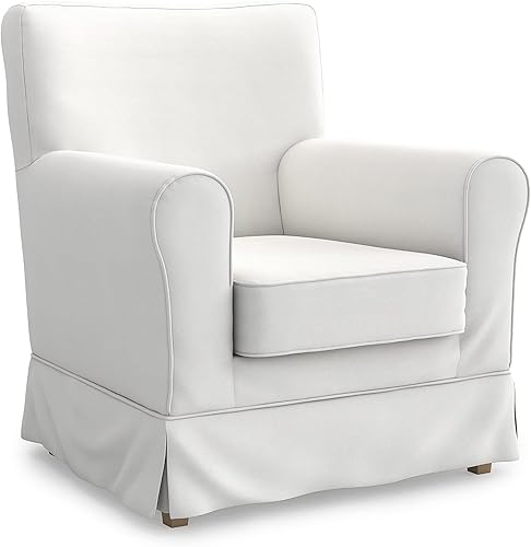 MASTERS OF COVERS Ektorp Jennylund - Funda de repuesto para sillón IKEA Ektorp Jennylund (algodón-blanco)
