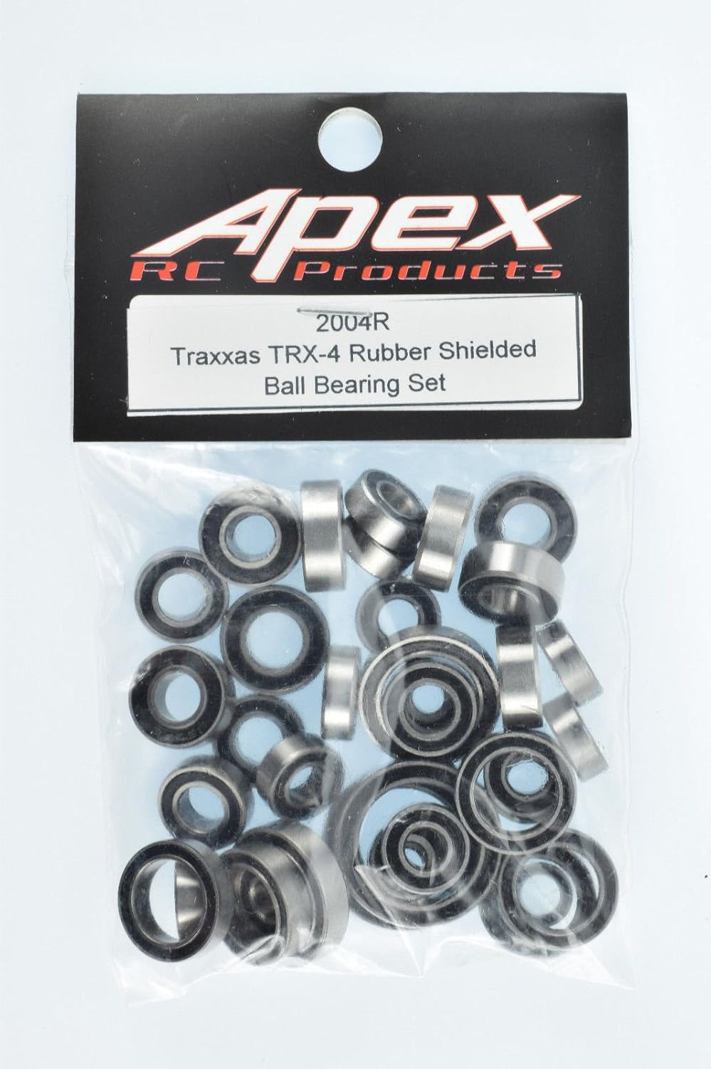 Apex RC Products Rubber Shielded Ball Bearing Kit - Compatible with Traxxas TRX-4#2004R