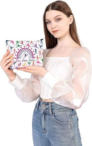 Miniatura 5 de WSNANG Baton Twirler Bolsa de cosméticos Live Love Twirler Bolsa de maquillaje Twirler Regalo para mamá Regalo de Baton Girando Regalo Gimnasta