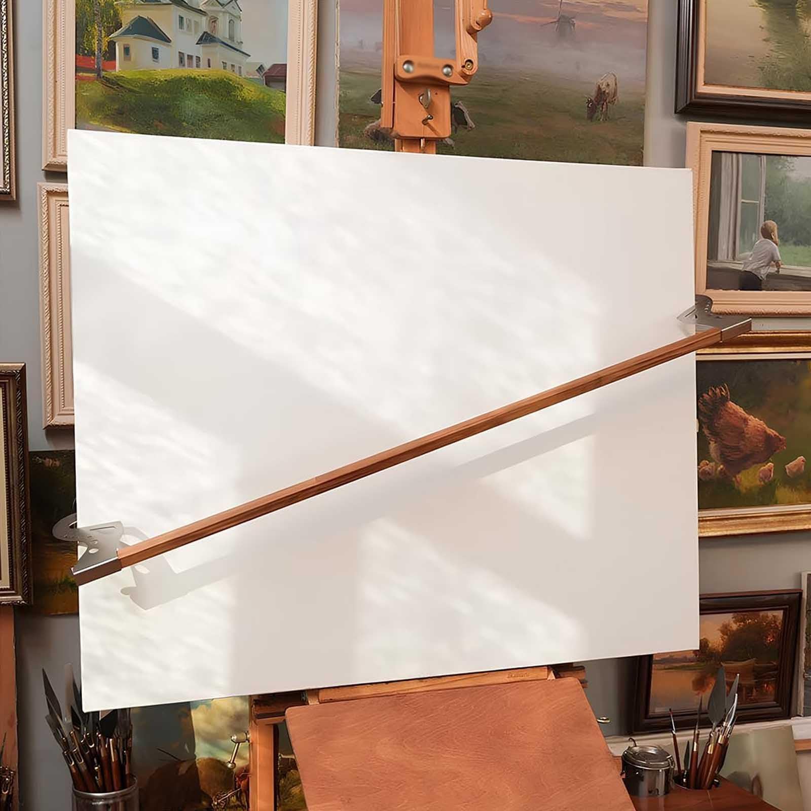 Cavalletto regolabile per appoggiare le mani, ponte in metallo per artisti, ponte di supporto per mano con design autobloccante, altezza e angolo, poggiapolsi per schizzi, disegni e pittura (1 pezzo)