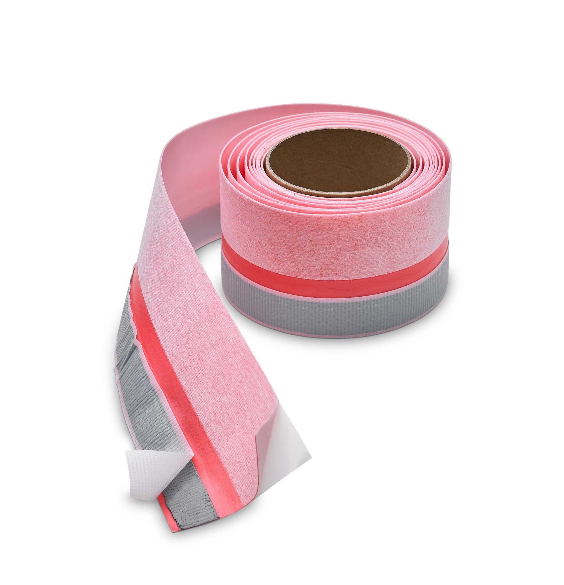 Schulte Wannenfugenband 3,3 m – 75 mm breit, beidseitig selbstklebend – Abdichtband für Badewanne & Duschwanne mit Fußgestell ohne Zubehör, wasserdicht & schimmelresistent