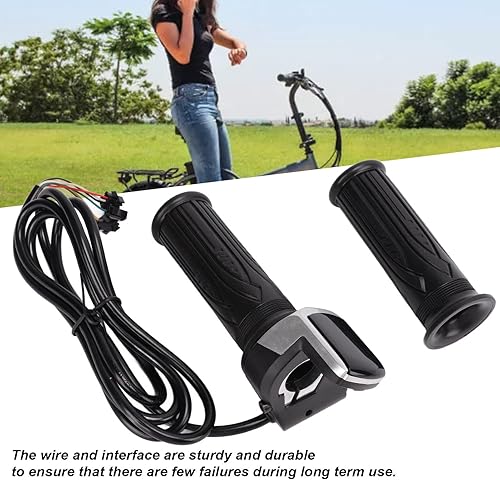 Miniatura 4 de Empuñaduras de acelerador de scooter eléctrico, agarre de acelerador de 24 V36 V48 V con alambre de pantalla LED para bicicleta eléctrica, scooter