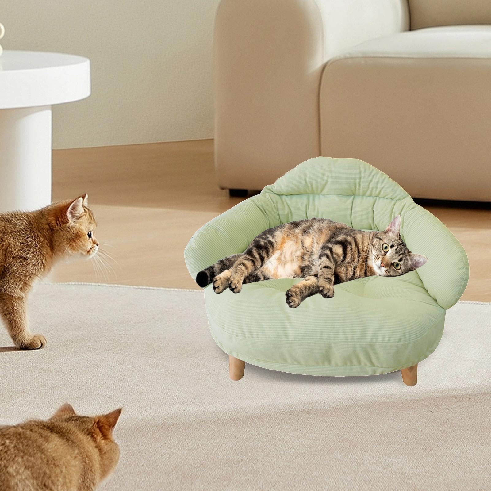 Sofá Cama para Mascotas Desmontable con Patas, Multiusos y Reutilizable para Perros y Gatos