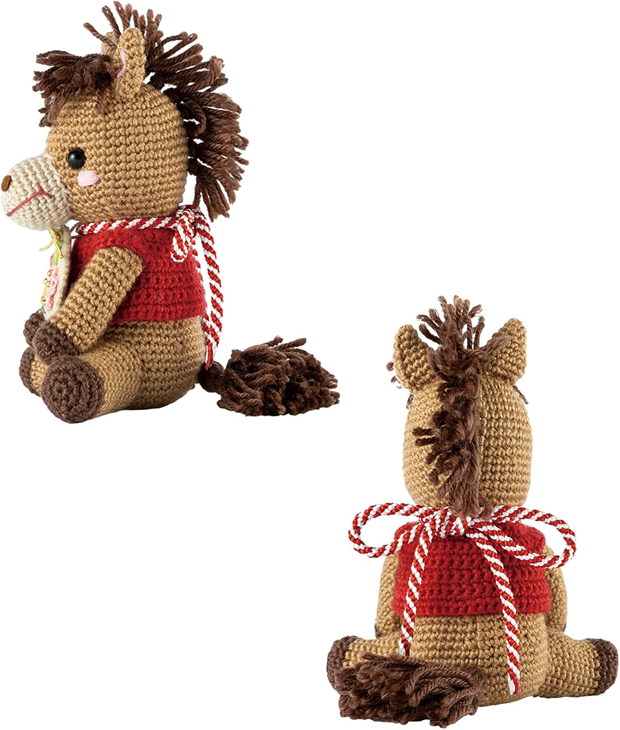 Olympus MK-99 Design Hiromi Fukumura Amigurumi Kit, Ema and Horse, Zodiac Kit, Japanese Zodiac