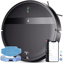 Kilgone Robot Vacuum and Mop Combo, Ultra Slim, Smart 3D Obstacle Avoidance, Tangle-Free Robotic Vacuum Cleaner for Pet Hair, Hard Floor & Carpet, App/Alexa/Google Control