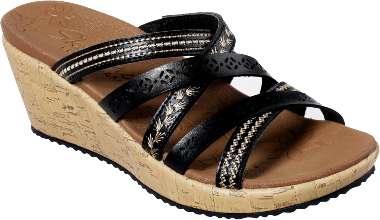 Skechers Women's Beverlee Tiger Posse Wedge Sandals - Image 6