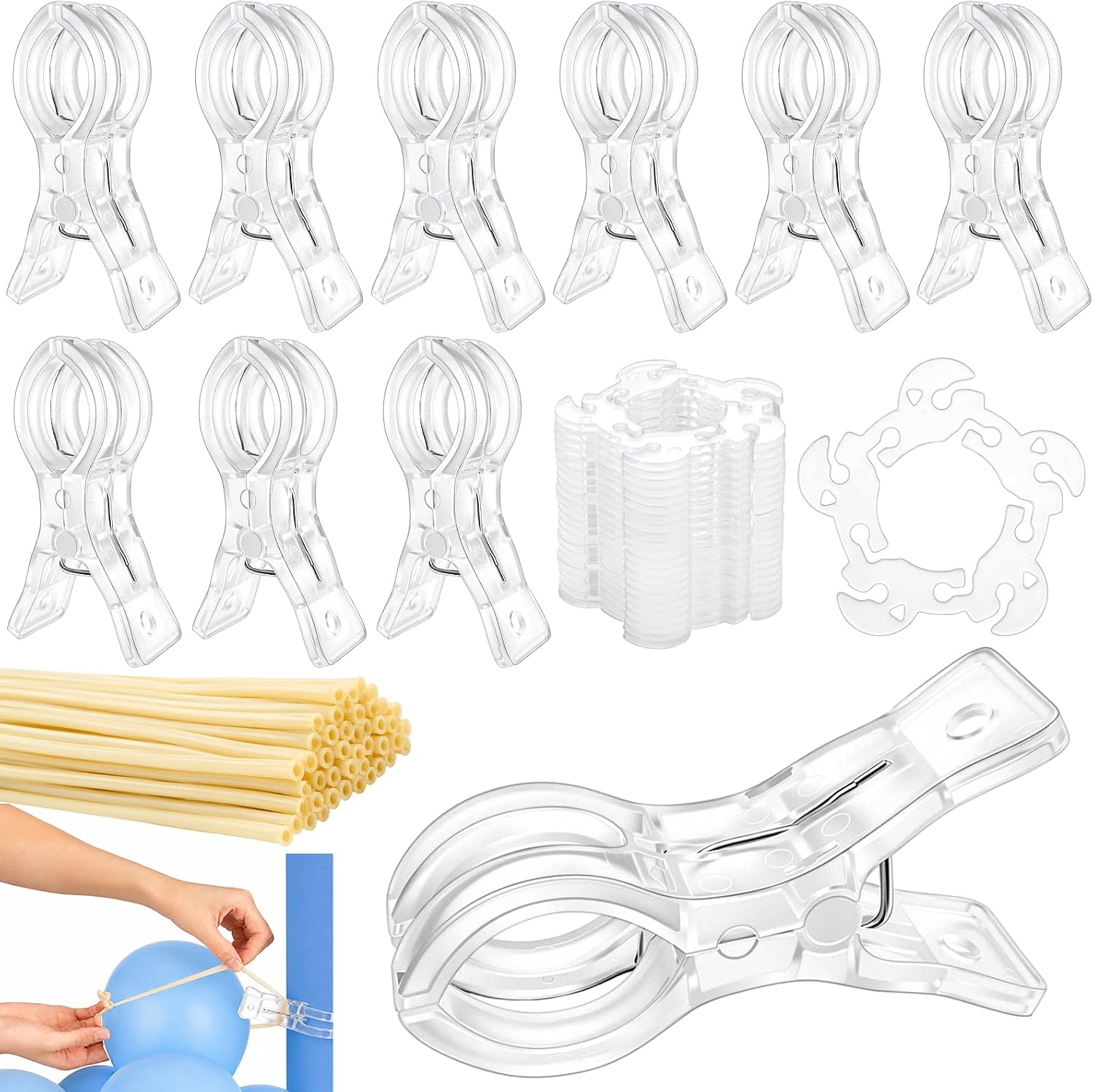 10 Pack Balloon Arch Clips for Balloon Garland Kit