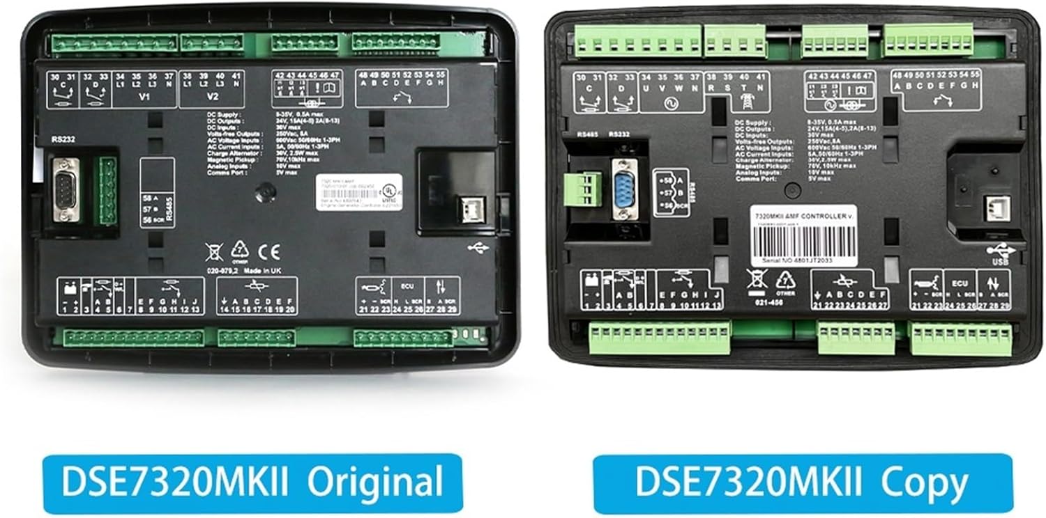 DSE7320 MKII Diesel Generator Auto Start Mains (Utility) Failure Control Module Display Controller Panel(DSE7320MKII)