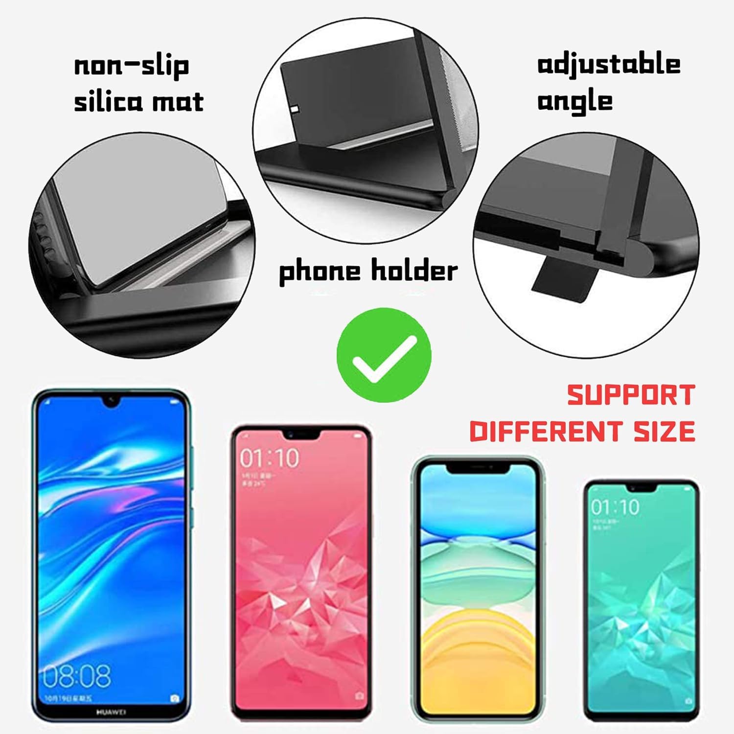14 Pouces agrandisseur ecran Telephone, 3D HD Loupe pour téléphone, Amplificateur Telephone Portable, adapté pour Regarder des Vidéos sur Tous Les Smartphones