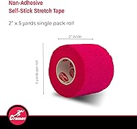 Vista 26 de Cramer Eco-Flex Self-Stick Stretch Tape, Cohesive Tape, Flexible Elastic Sports Tape, Athletic Training Room Supplies, Easy Tear & Self-Adherent