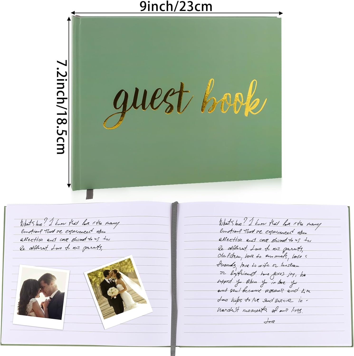 Acrylic Card Box Wedding with Slot and Wedding Guest Book Elegant Large Blank Clear Gift Card Boxes