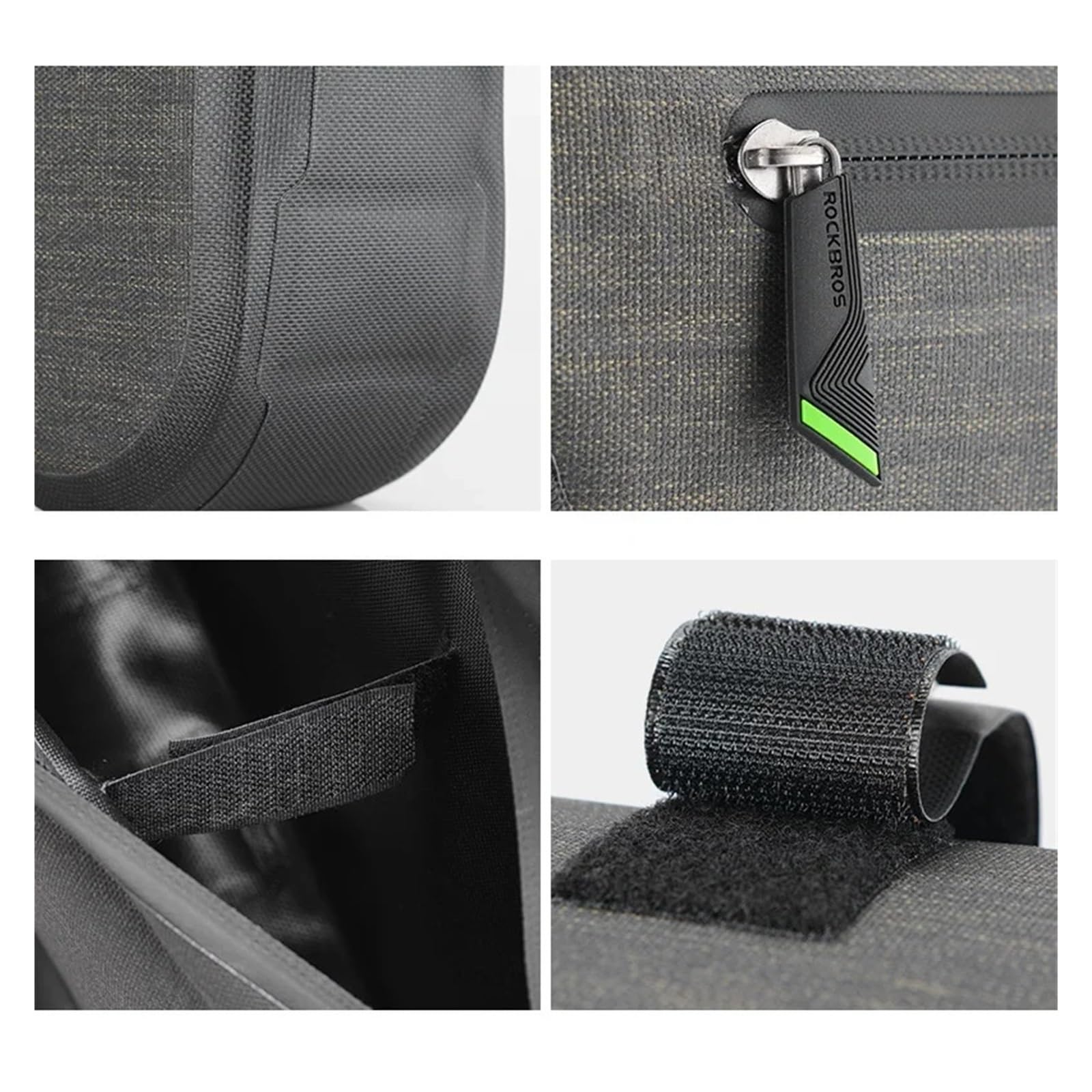 Xi Yu Borsa da bici for tubo con telaio anteriore triangolare portatile antipioggia da 1 pezzo