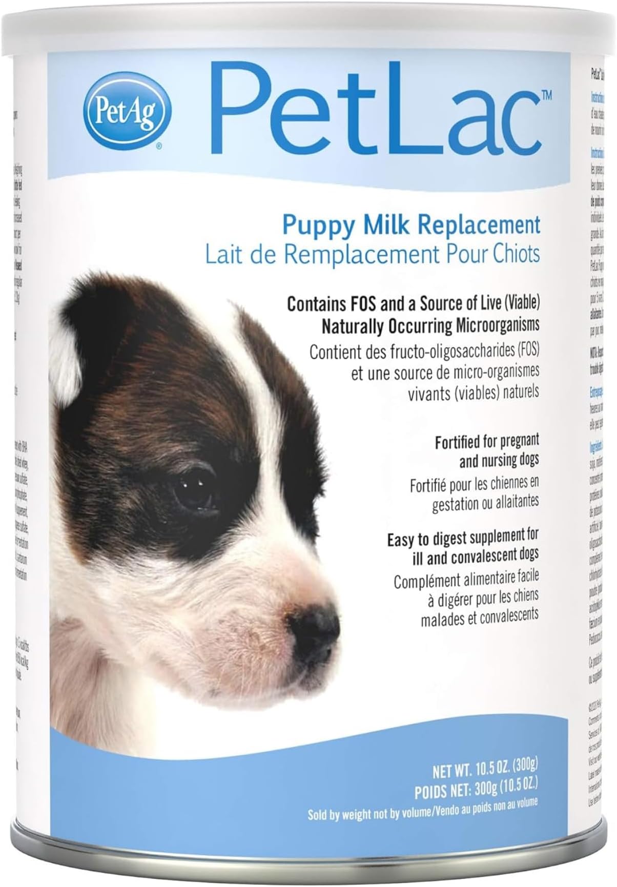 Pet-Ag PetLac Powder for Puppies Easy to Digest | 10.5 oz Puppy Milk Replacement Powder for Puppies | New Born to Six Weeks Old
