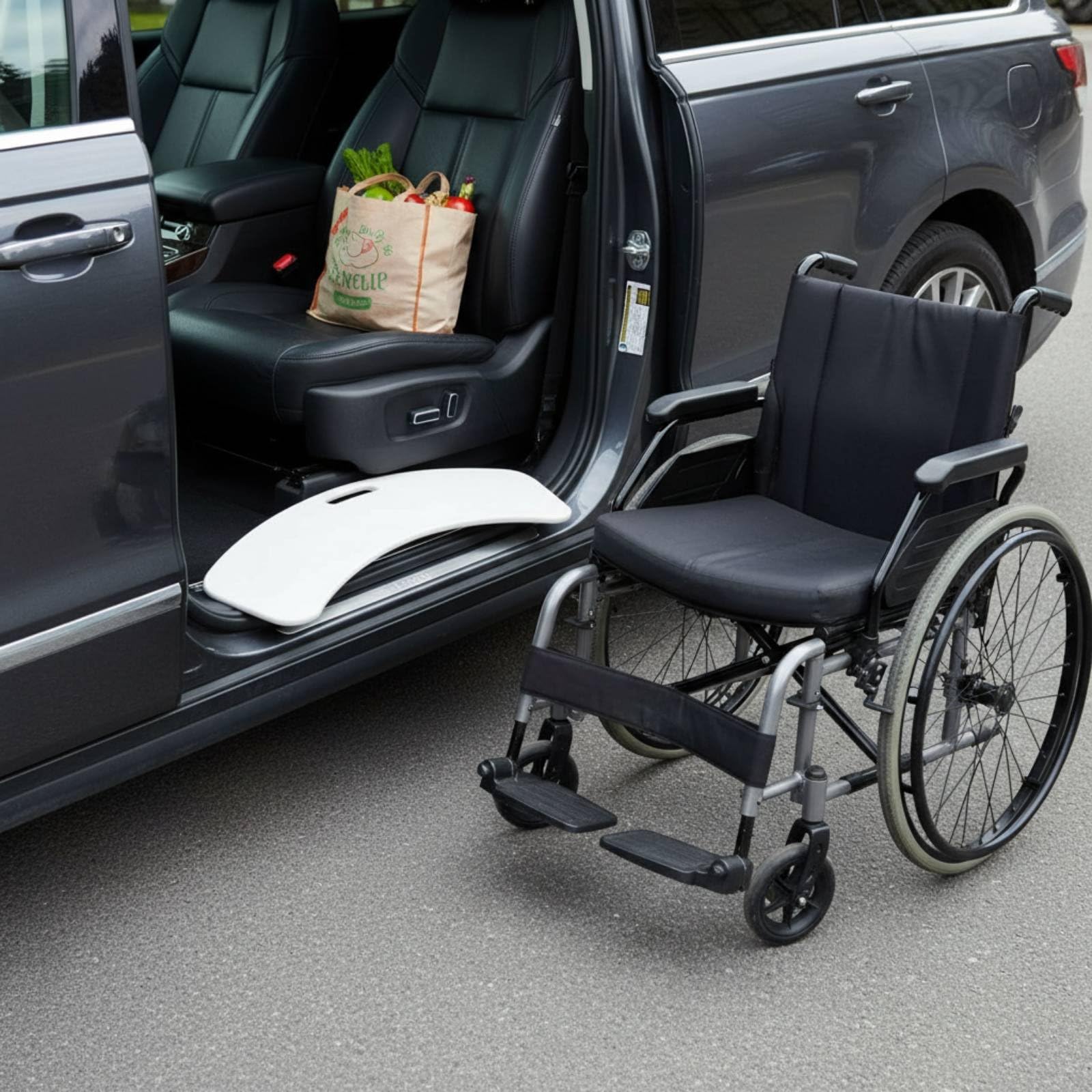 Qianly Tavola Trasferimento Anziani Tavola Scivolamento Ausilio Mobilità ASSE Scorrimento Supporto Trasferimento con Sezioni Antiscivolo E Profilo Sagomato, Blu Scuro